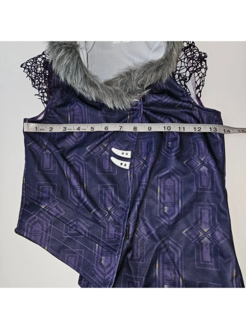 Willa Werewolf Disney ZOMBIES Halloween Costume Girl Large 12-14 Vest Pants READ